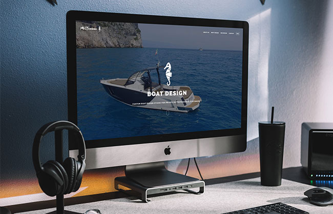 Creazione sito web progettazione barche e gommoni