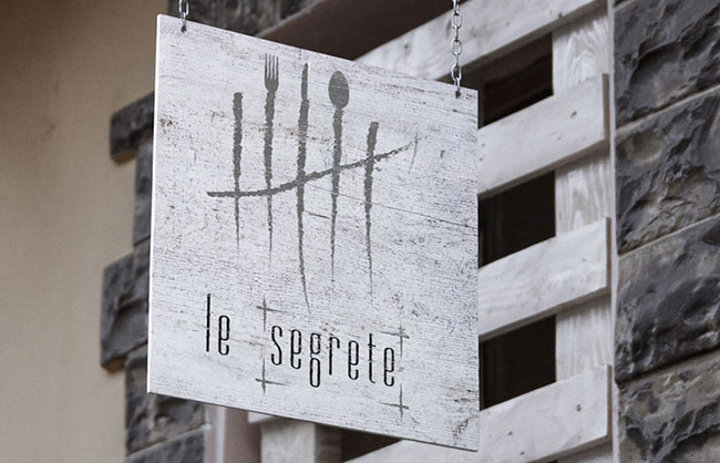 Creazione logo ristorante Le Segrete