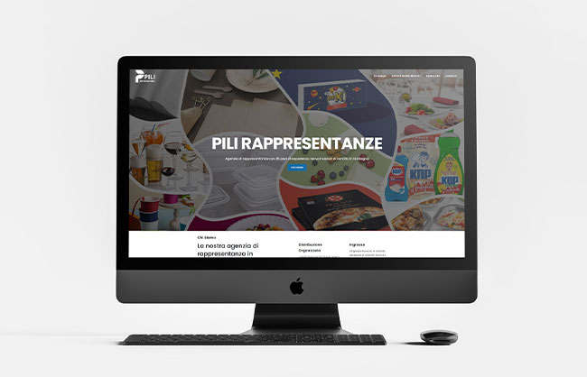 Realizzazione sito web aziendale per agenzia di rappresentanze per la Sardegna